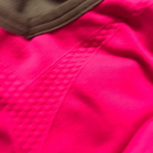 AB Racerback Sports Bra Small Fuchsia Pink Black - Picture 6 of 10
